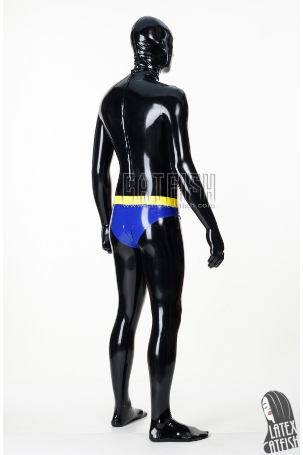 Cosplay Bat Man Latex Catsuit
