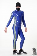Men's '3-Trims' Latex Catsuit