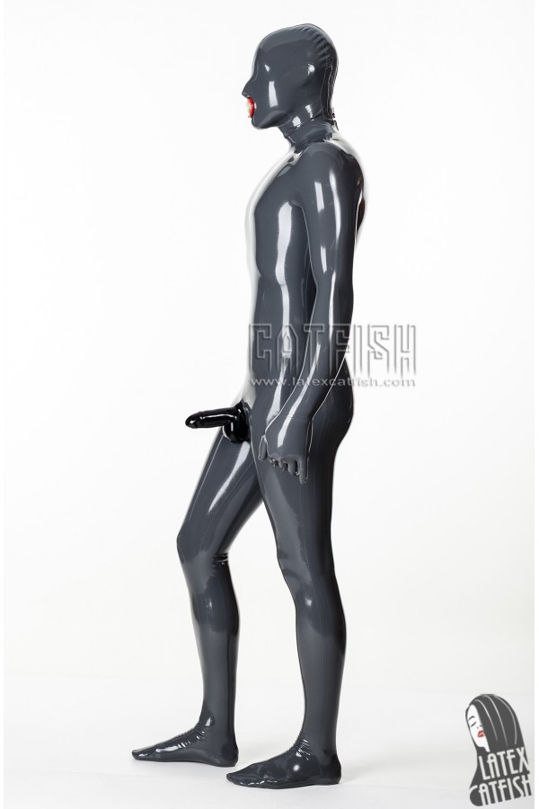 Men's 'Express Pass' Latex 2-Condoms + Penis Sheath Catsuit