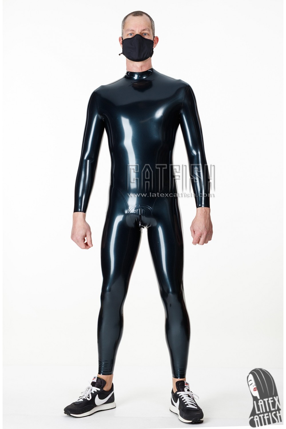 Men's Standard Back Zipper Latex Catsuit Men's Standard Back Zipper Latex Catsuit