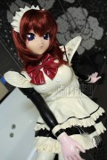 (stock clearance)  'Annie-May' Latex Anime Costume Dress