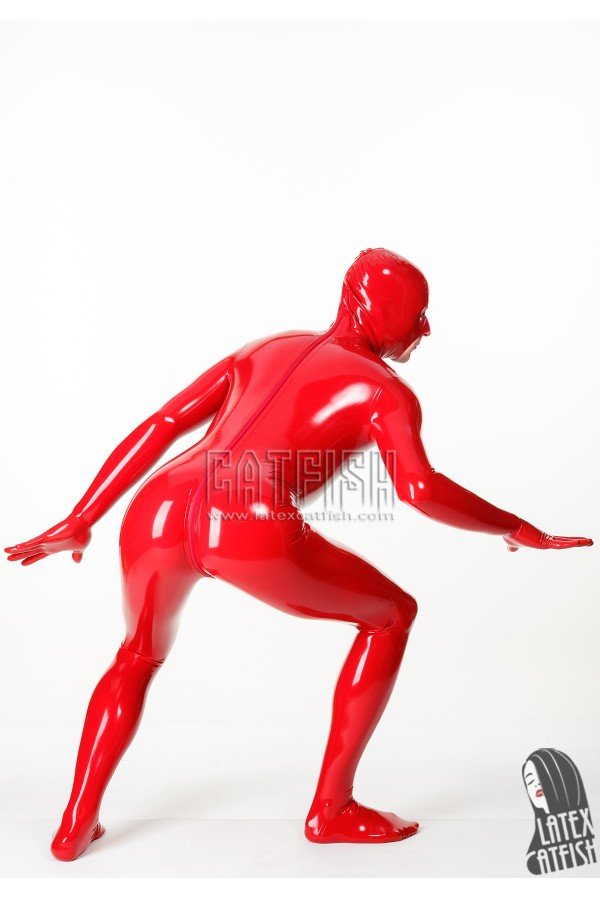Full Enclose Gimperator Latex Catsuit
