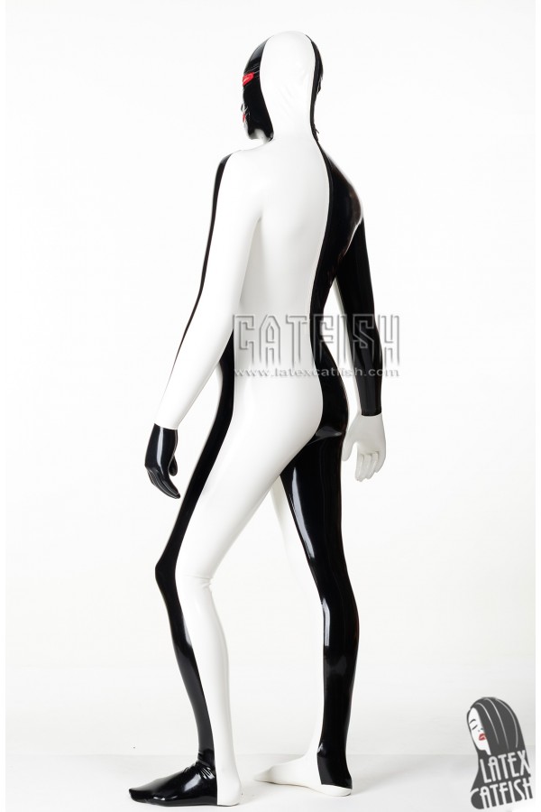 Men's 'Same Both Ways' Latex Gimp Catsuit With Codpiece