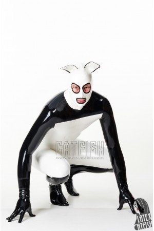 Unisex 'Playful Pet' Latex Catsuit