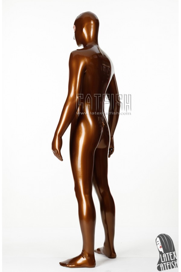 Men's Latex Eyes Entry Catsuit