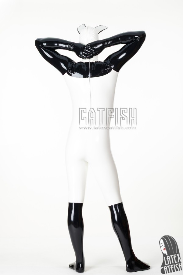 Unisex 'Playful Pet' Latex Catsuit
