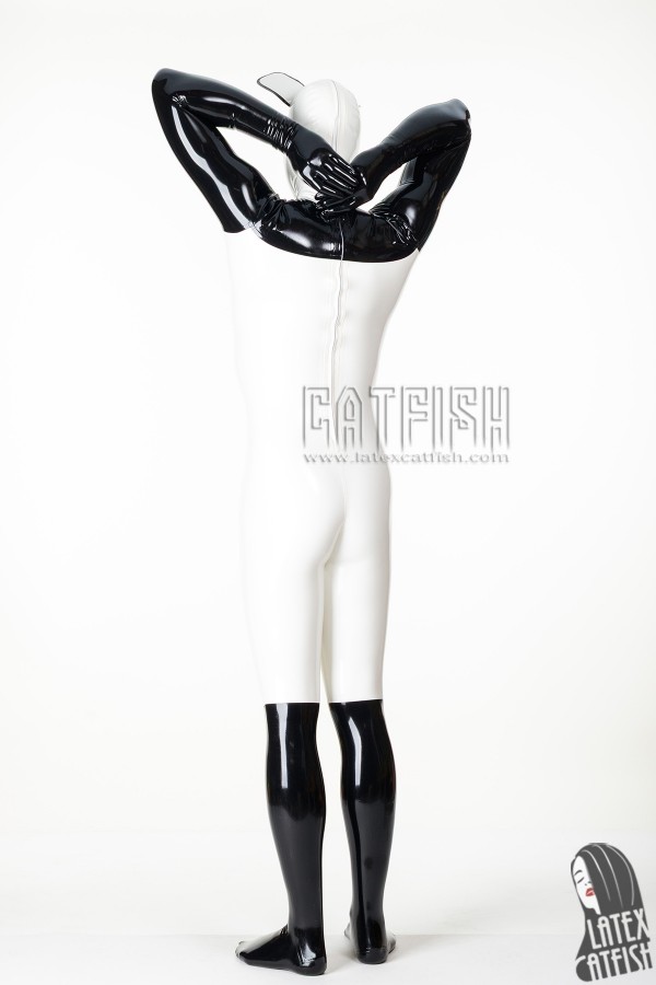 Unisex 'Playful Pet' Latex Catsuit