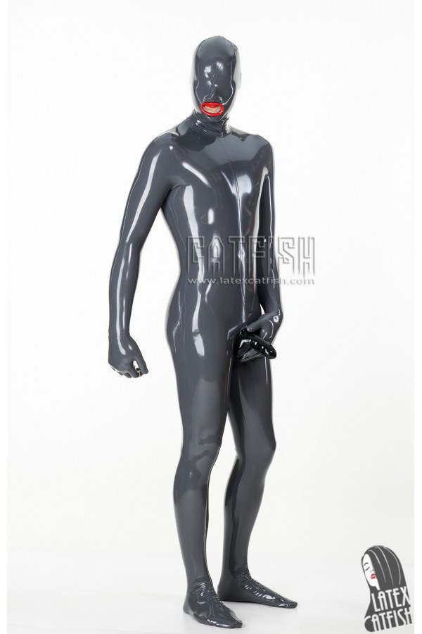 Men's 'Express Pass' Latex 2-Condoms + Penis Sheath Catsuit