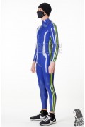 Men's '3-Trims' Latex Catsuit