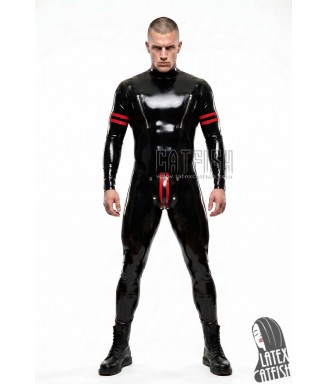 'Collegiate' Codpiece Latex Catsuit