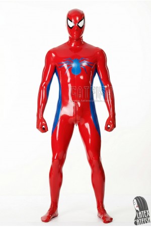 Men's 'Spider-Man Streaker' Total Coverage Latex Catsuit