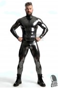 Men's Standard Front Zipper Latex Catsuit