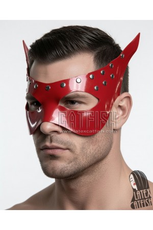 Winged Latex Eye Mask