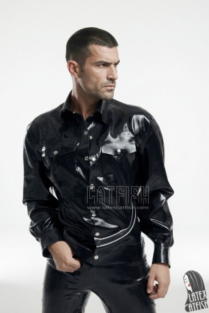 Latex Long-Sleeved Shirt