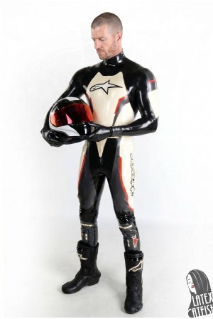 T-Age Style Moto Latex Biker Catsuit Version 16