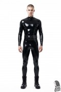 Men's Standard Back Zipper Latex Catsuit