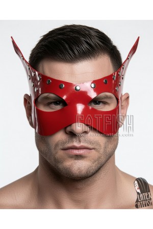 Winged Latex Eye Mask