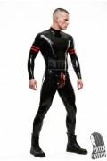 'Collegiate' Codpiece Latex Catsuit