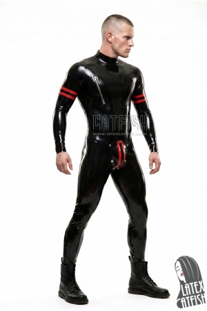 'Collegiate' Codpiece Latex Catsuit