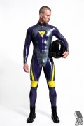 Brand Name MotoGP Latex Biker Catsuit