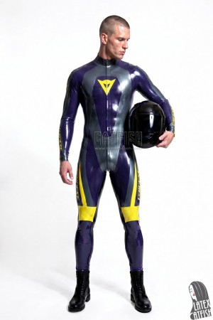 Brand Name MotoGP Latex Biker Catsuit