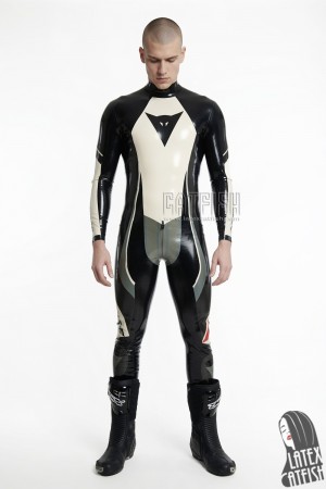 Brand Name T-Age Style MotoGP Latex Biker Catsuit Version 15