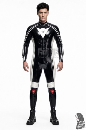 Brand Name MotoGP Biker Latex Catsuit version 20