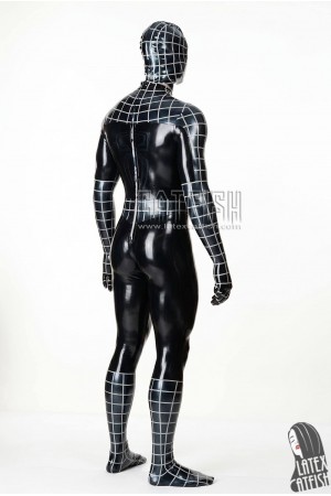 Cosplay Spider Total Coverage Latex Catsuit