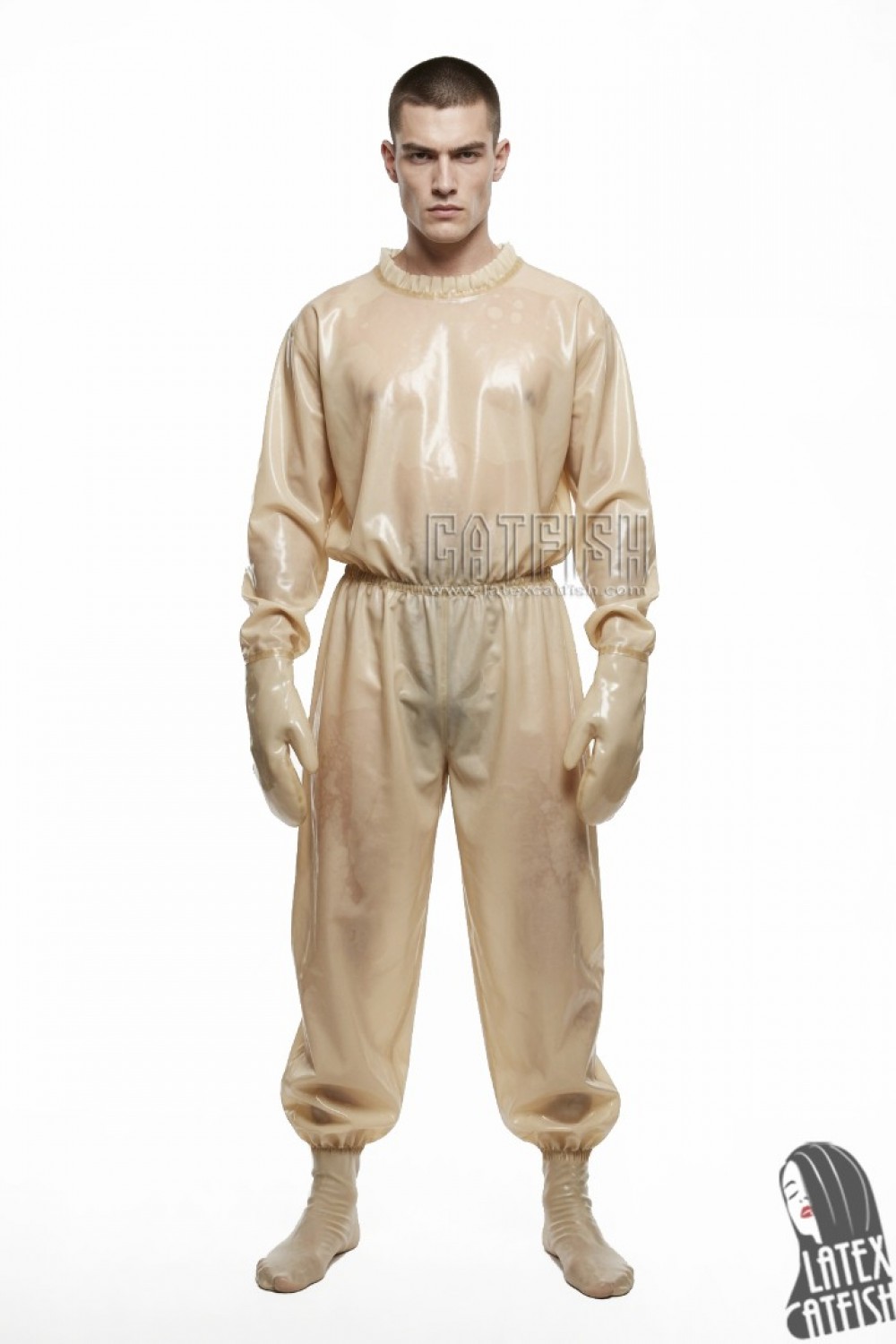 Unisex Transparent Latex Sweat Suit Unisex Transparent Latex Sweat Suit