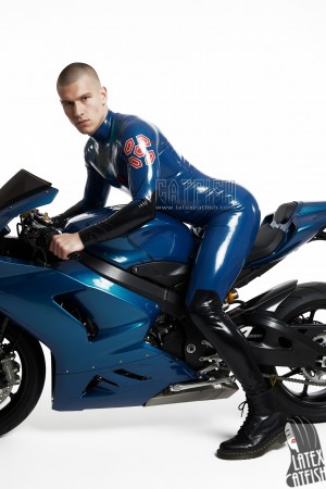Men's 'Digital Robot' Latex Catsuit