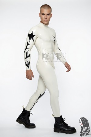 'Tattoo-1' Latex Catsuit