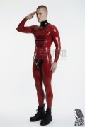 'Show Me The Way' Latex Uniform Style Catsuit