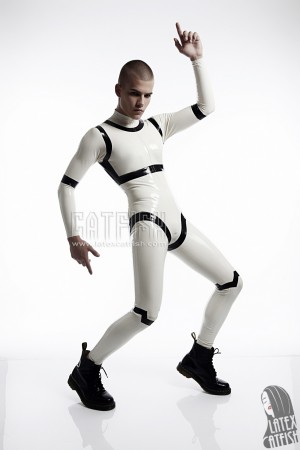 'Disjointed Dolly' Latex Catsuit