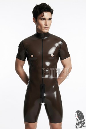 Latex Surfsuit with Nipple Holes