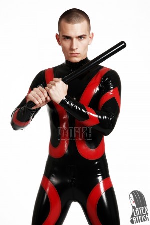 'Loopy Loops' Latex Catsuit