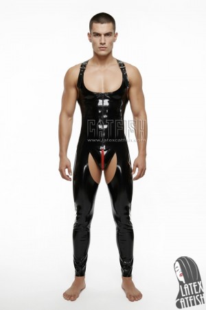 Men's 'Singlet & Chaps' Latex Suit