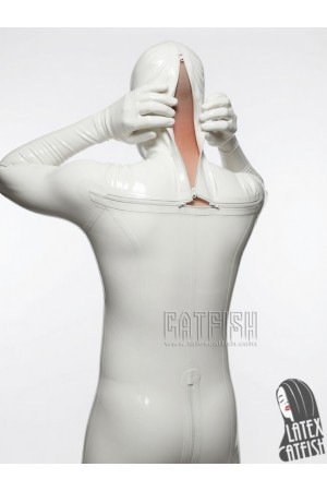 Men's Total Body 'T-Zip' Latex Catsuit