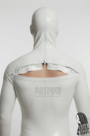 Men's Total Body 'T-Zip' Latex Catsuit