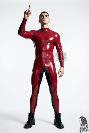'Nippon Contrast' Latex Catsuit