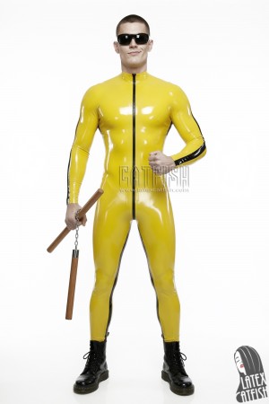 'Martial Arts' Bruce Lee Style Latex Catsuit