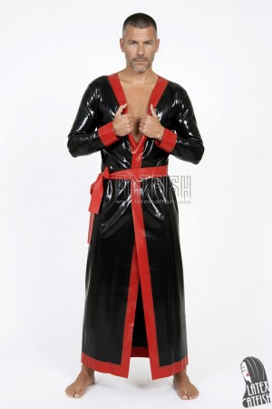 Men's Latex Night Robe