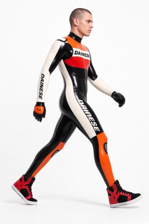 Brand Name MotoGP Latex Biker Suit Version 7