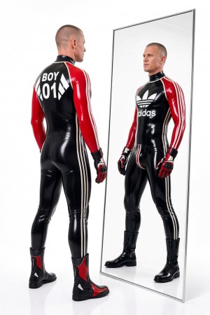 Sports Adi Latex Catsuit With Codpiece