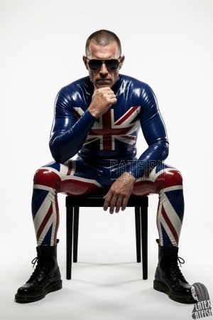 'Britannia' Latex Catsuit