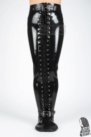 'Captured Mermaid' Belted Latex Sack