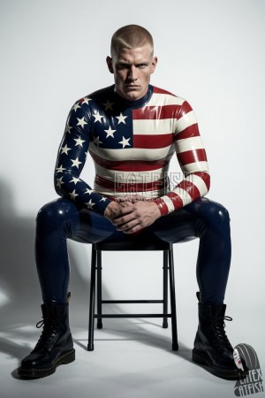 Men's 'Alliance' Latex Catsuit