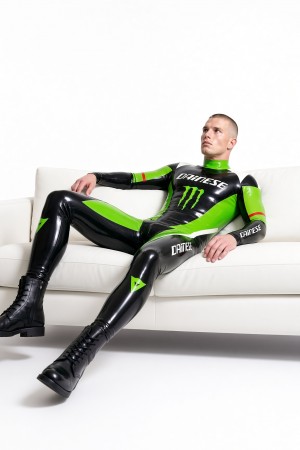 Brand Name MotoGP Biker Latex Catsuit Version 11