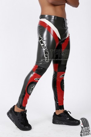 Latex Branded Motorcycle Pants