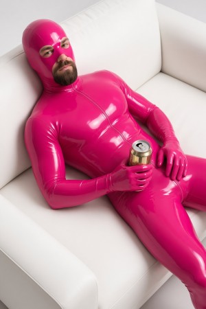Full Enclose Gimperator Latex Catsuit