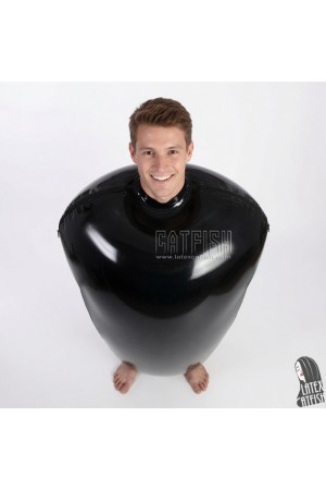 Unisex Inflatable Double-Layer Latex 'Slug' Suit